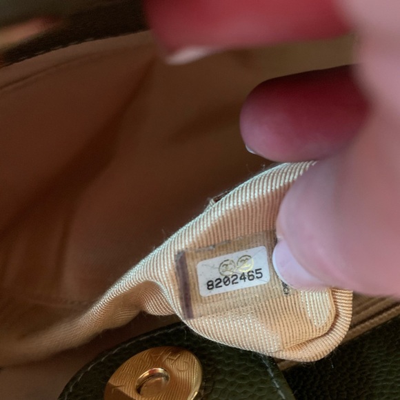 Chanel Leather Olive Green Bucket Tote Bag Chain - Picture 5 of 8